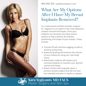 Breast implant removal infographic